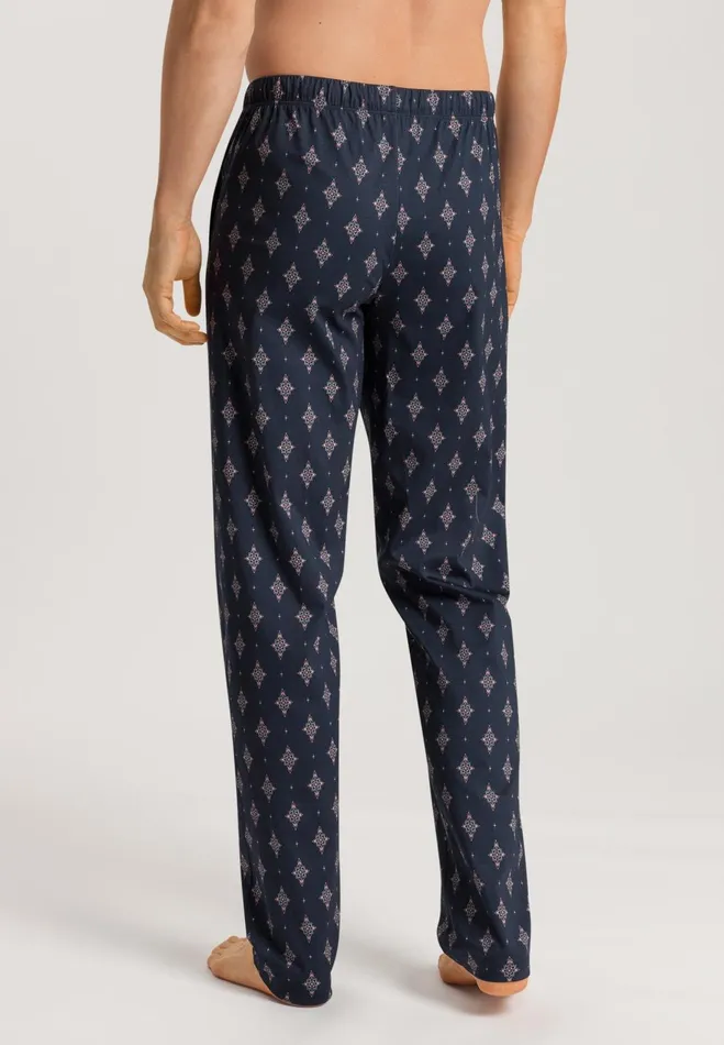 Cotton Drawstring Pajama Pants Dotted Ornament Men HANRO Pajama Bottoms