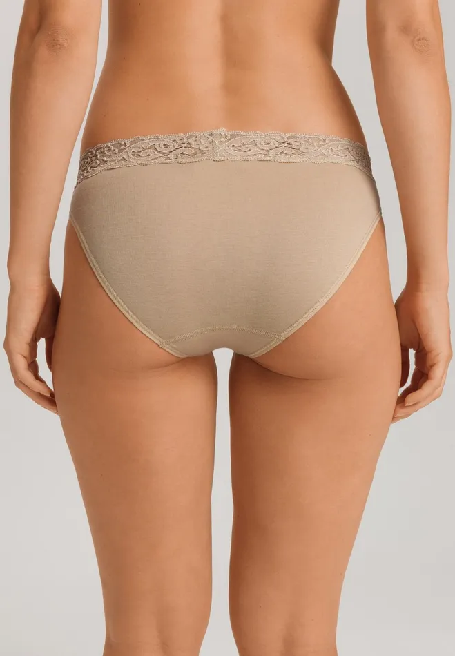 Cotton HiCut Brief Iced Cappuccino Women HANRO High Cut Briefs