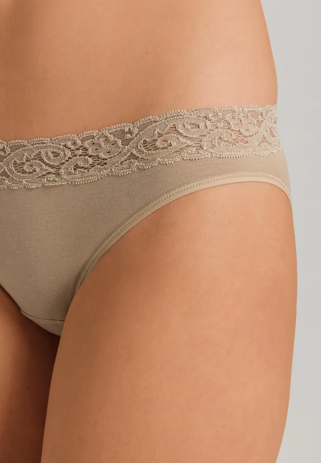Cotton HiCut Brief Iced Cappuccino Women HANRO High Cut Briefs