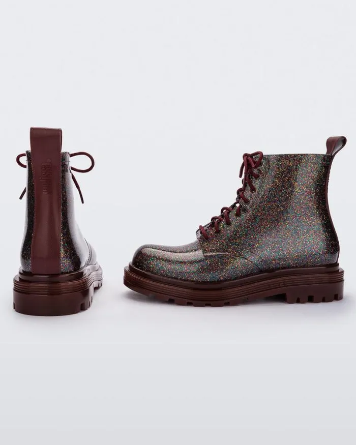 Coturno Multicolor Glitter Women Melissa Boots