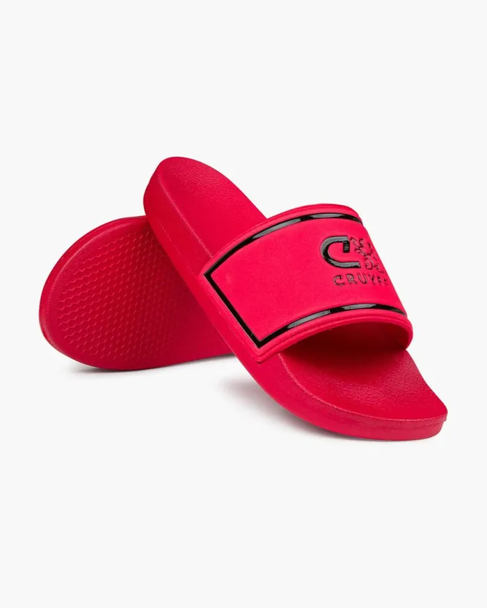 Cruyff Agua Copa 8211 Red 8211 Gommata Red Men Slides Cruyff Agua Copa 8211 Red 8211 Gommata Red Men Slides