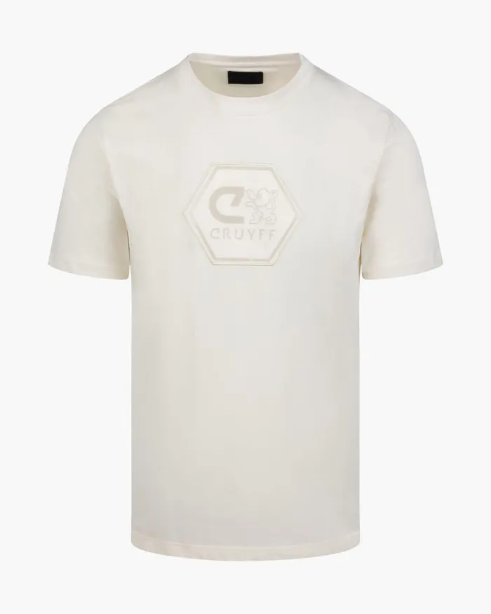 Cruyff CLion Tee Off White Men TShirts and Polo039s