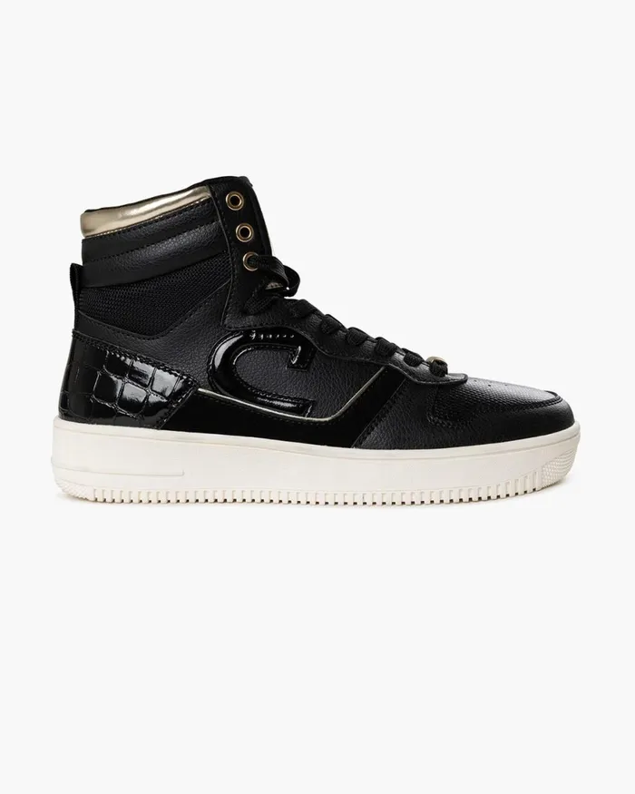 Cruyff Campo High Lux Black Women Sneakers