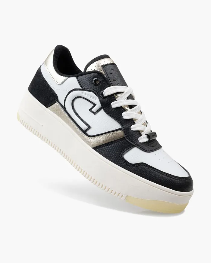 Cruyff Campo Low Lux 8211 Tall Blackgold Women Sneakers Cruyff Campo Low Lux 8211 Tall Blackgold Women Sneakers