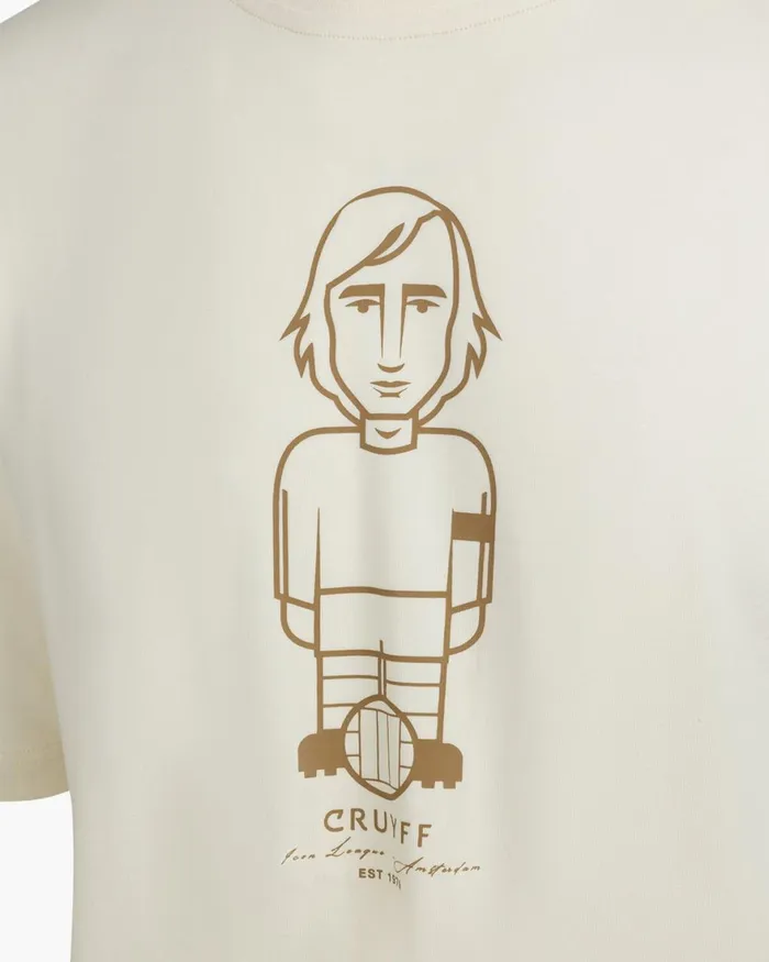 Cruyff Cruyff Avatar Tee Whiteorange Men TShirts and Polo039s Cruyff Cruyff Avatar Tee Whiteorange Men TShirts and Polo039s