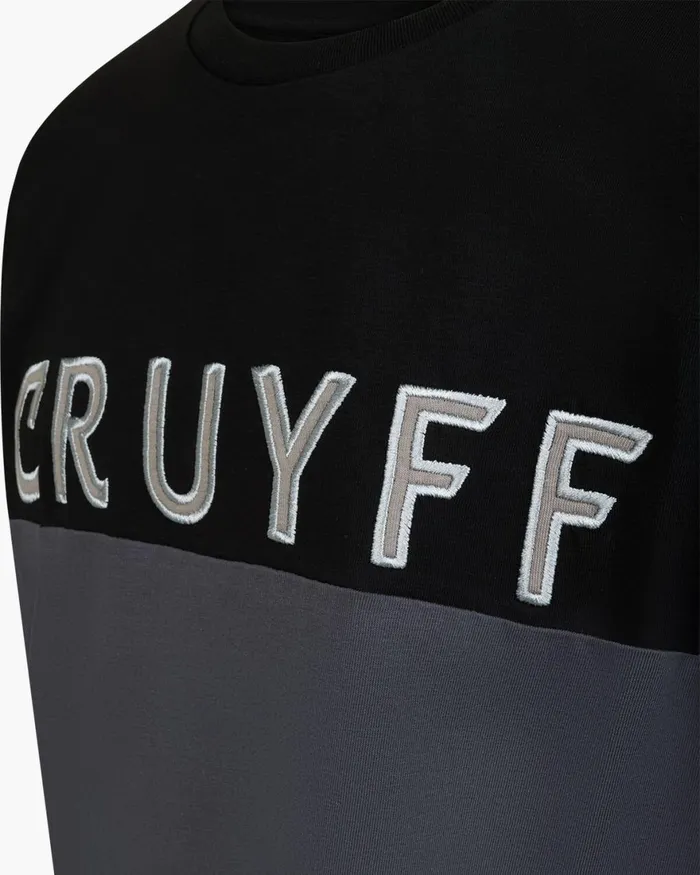 Cruyff Cruyff Tee Black Junior Tshirts Cruyff Cruyff Tee Black Junior Tshirts
