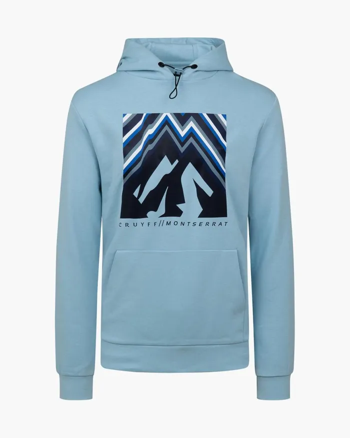 Cruyff Montserrat Peak OTH Sky Light Blue Men Sweats and Hoodies