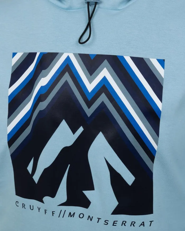 Cruyff Montserrat Peak OTH Sky Light Blue Men Sweats and Hoodies Cruyff Montserrat Peak OTH Sky Light Blue Men Sweats and Hoodies