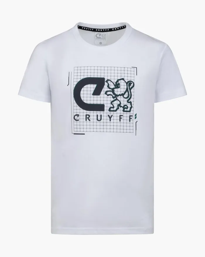 Cruyff Perform SS Top White Junior Tshirts