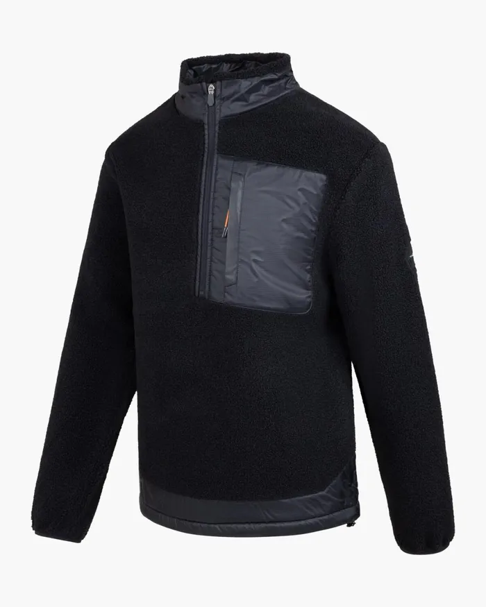 Cruyff Retina Half Zip Black Men Sweats and Hoodies Cruyff Retina Half Zip Black Men Sweats and Hoodies