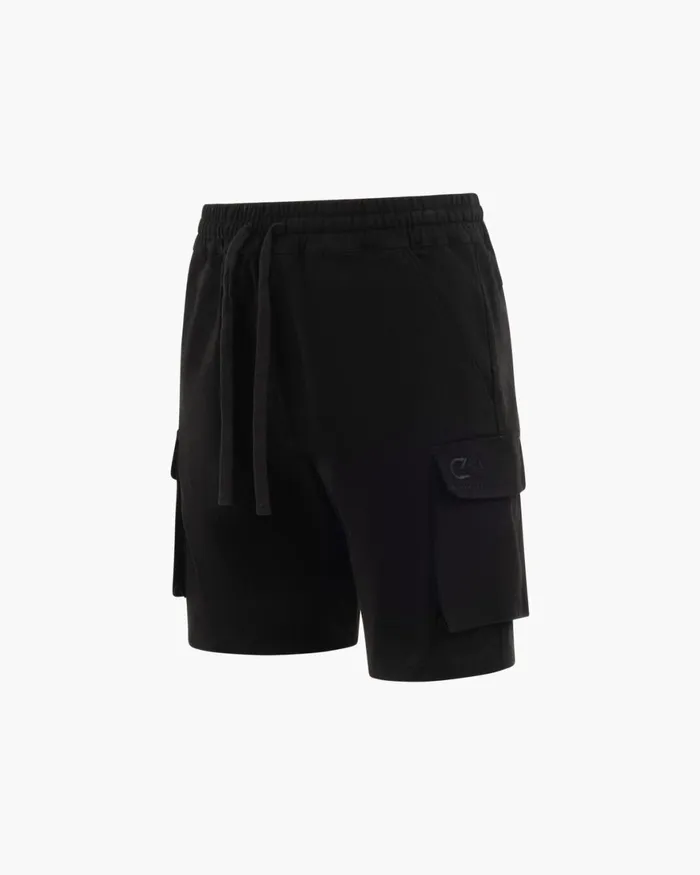 Cruyff Twill Cargo Short Black Men Bottoms