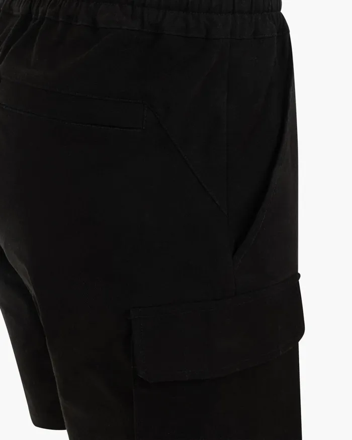 Cruyff Twill Cargo Short Black Men Bottoms Cruyff Twill Cargo Short Black Men Bottoms