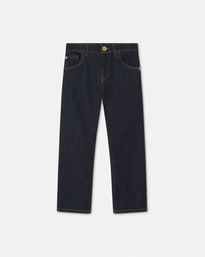 Denim Kids Versace Regular Jeans Blue