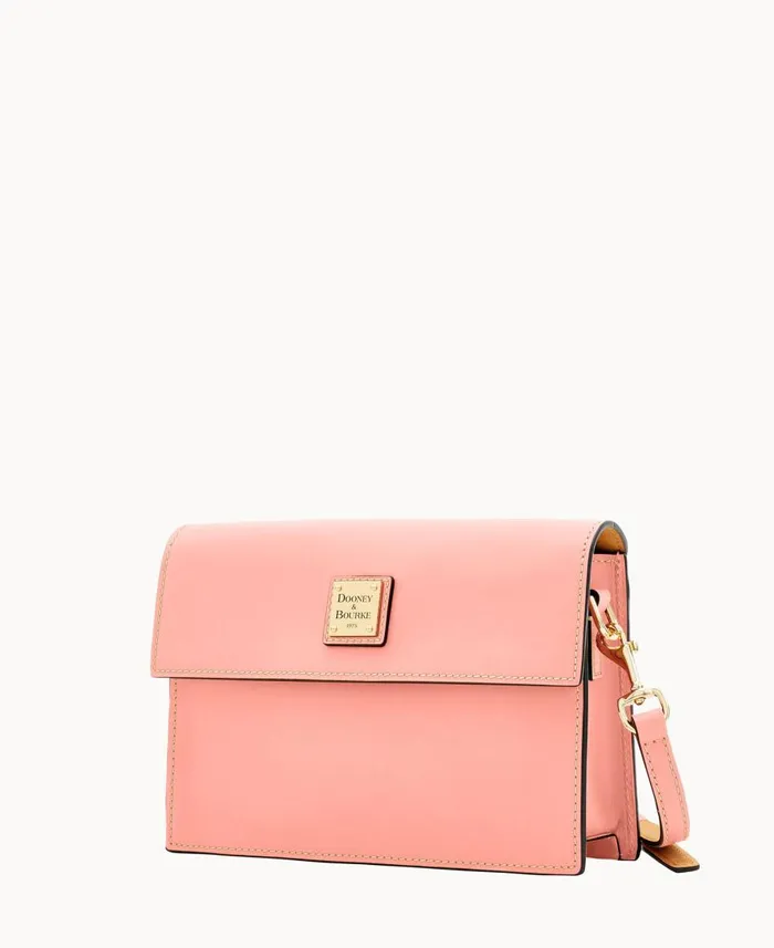 Dooney and Bourke Crossbodies Beacon East West Flap Crossbody Light Pink 8211 WomenMen Dooney and Bourke Crossbodies Beacon East West Flap Crossbody Light Pink 8211 WomenMen