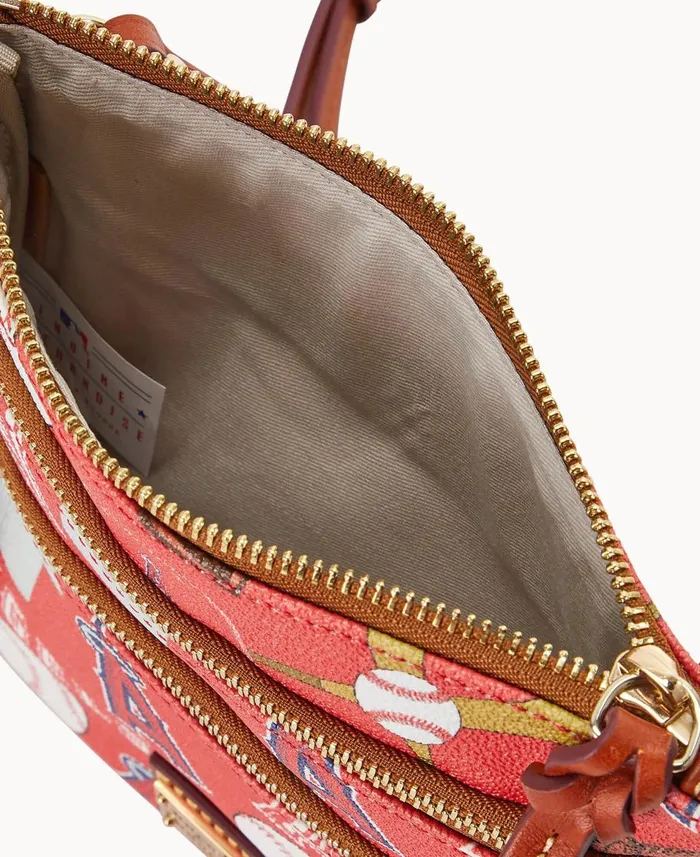 Dooney and Bourke Crossbodies MLB Angels N S Triple Zip Crossbody Angels 8211 WomenMen Dooney and Bourke Crossbodies MLB Angels N S Triple Zip Crossbody Angels 8211 WomenMen