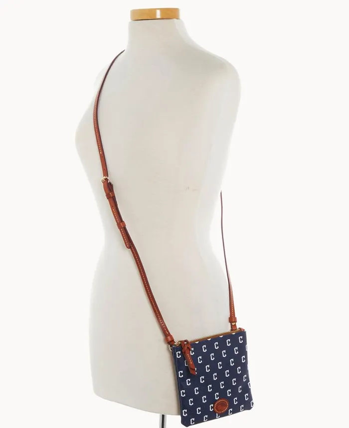 Dooney and Bourke Crossbodies MLB Guardians Small North South Top Zip Crossbody Guardians 8211 WomenMen Dooney and Bourke Crossbodies MLB Guardians Small North South Top Zip Crossbody Guardians 8211 WomenMen