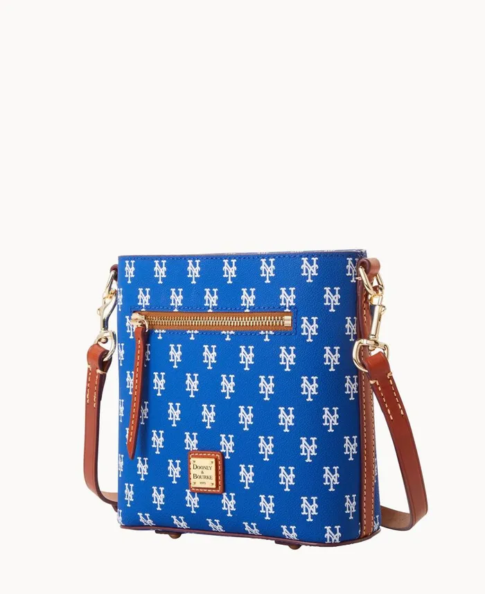Dooney and Bourke Crossbodies MLB Mets Small Zip Crossbody Mets 8211 WomenMen Dooney and Bourke Crossbodies MLB Mets Small Zip Crossbody Mets 8211 WomenMen