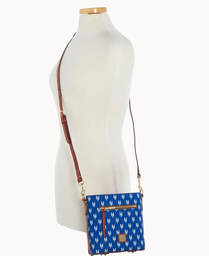 Dooney and Bourke Crossbodies MLB Mets Small Zip Crossbody Mets 8211 WomenMen Dooney and Bourke Crossbodies MLB Mets Small Zip Crossbody Mets 8211 WomenMen