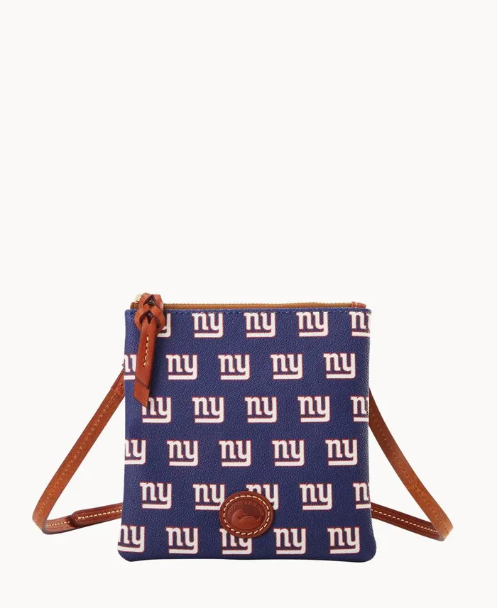 Dooney and Bourke Crossbodies NFL NY Giants Small North South Top Zip Crossbody Giants 8211 WomenMen Dooney and Bourke Crossbodies NFL NY Giants Small North South Top Zip Crossbody Giants 8211 WomenMen