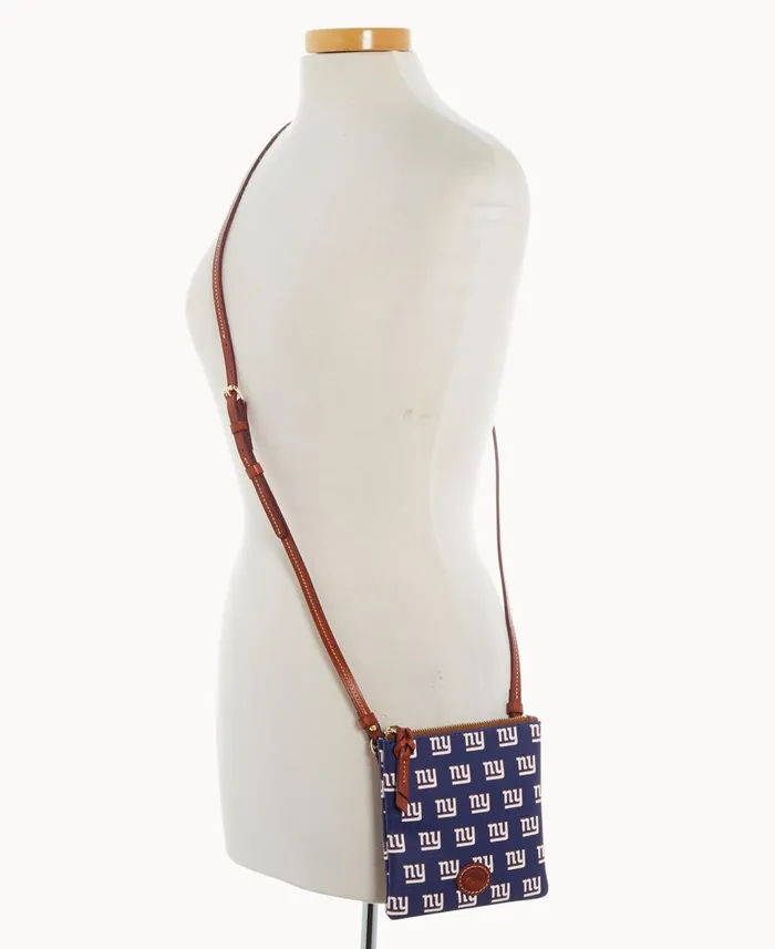 Dooney and Bourke Crossbodies NFL NY Giants Small North South Top Zip Crossbody Giants 8211 WomenMen Dooney and Bourke Crossbodies NFL NY Giants Small North South Top Zip Crossbody Giants 8211 WomenMen