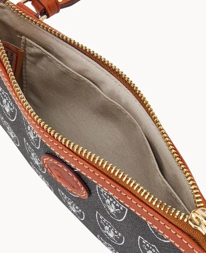 Dooney and Bourke Crossbodies NFL Raiders Large Slim Crossbody Raiders 8211 WomenMen Dooney and Bourke Crossbodies NFL Raiders Large Slim Crossbody Raiders 8211 WomenMen