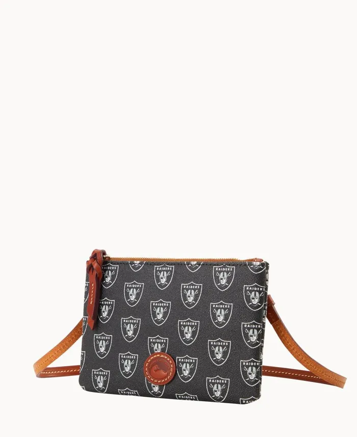 Dooney and Bourke Crossbodies NFL Raiders Top Zip Crossbody Raiders 8211 WomenMen Dooney and Bourke Crossbodies NFL Raiders Top Zip Crossbody Raiders 8211 WomenMen