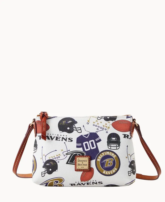 Dooney and Bourke Crossbodies NFL Ravens Crossbody Pouchette Ravens 8211 WomenMen Dooney and Bourke Crossbodies NFL Ravens Crossbody Pouchette Ravens 8211 WomenMen