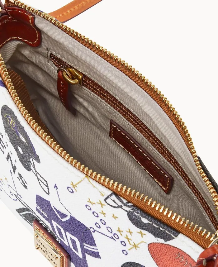 Dooney and Bourke Crossbodies NFL Ravens Crossbody Pouchette Ravens 8211 WomenMen Dooney and Bourke Crossbodies NFL Ravens Crossbody Pouchette Ravens 8211 WomenMen