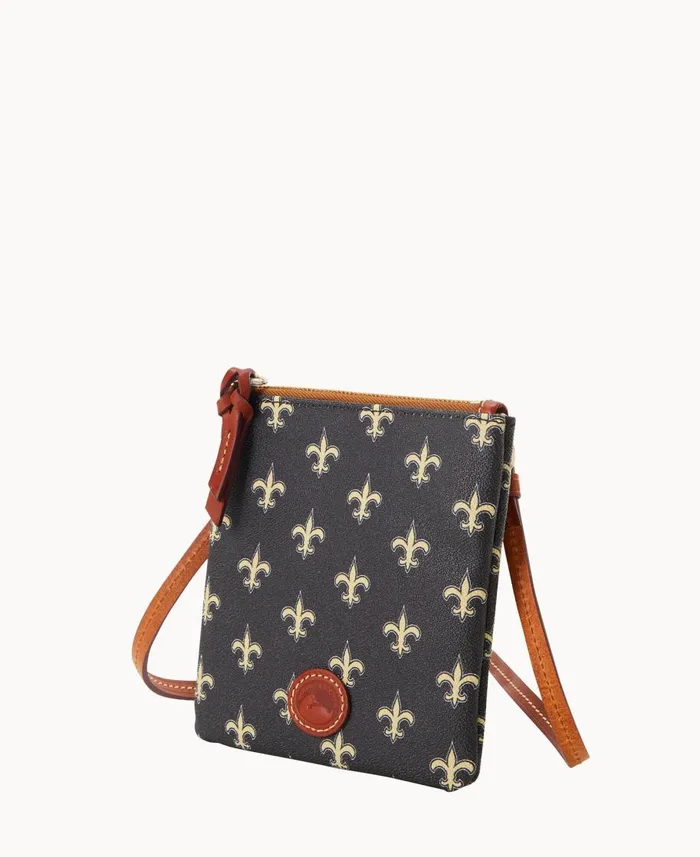 Dooney and Bourke Crossbodies NFL Saints Small North South Top Zip Crossbody Saints 8211 WomenMen Dooney and Bourke Crossbodies NFL Saints Small North South Top Zip Crossbody Saints 8211 WomenMen