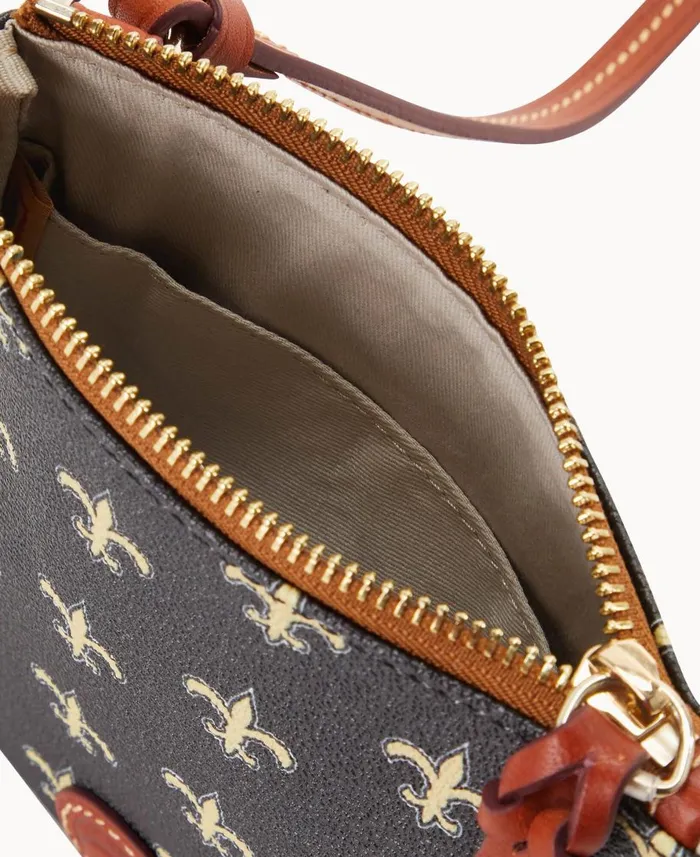 Dooney and Bourke Crossbodies NFL Saints Small North South Top Zip Crossbody Saints 8211 WomenMen Dooney and Bourke Crossbodies NFL Saints Small North South Top Zip Crossbody Saints 8211 WomenMen
