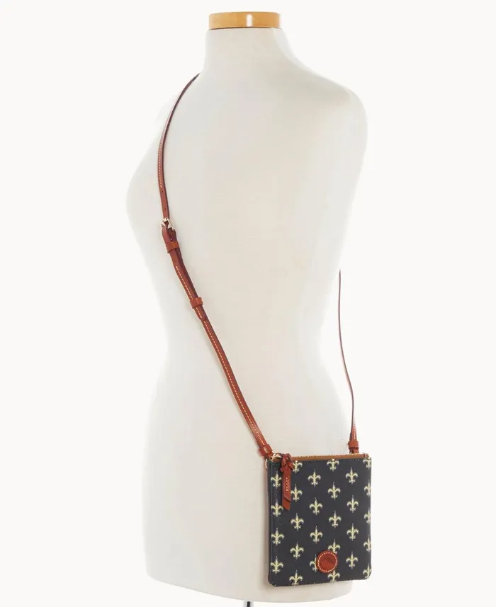 Dooney and Bourke Crossbodies NFL Saints Small North South Top Zip Crossbody Saints 8211 WomenMen Dooney and Bourke Crossbodies NFL Saints Small North South Top Zip Crossbody Saints 8211 WomenMen