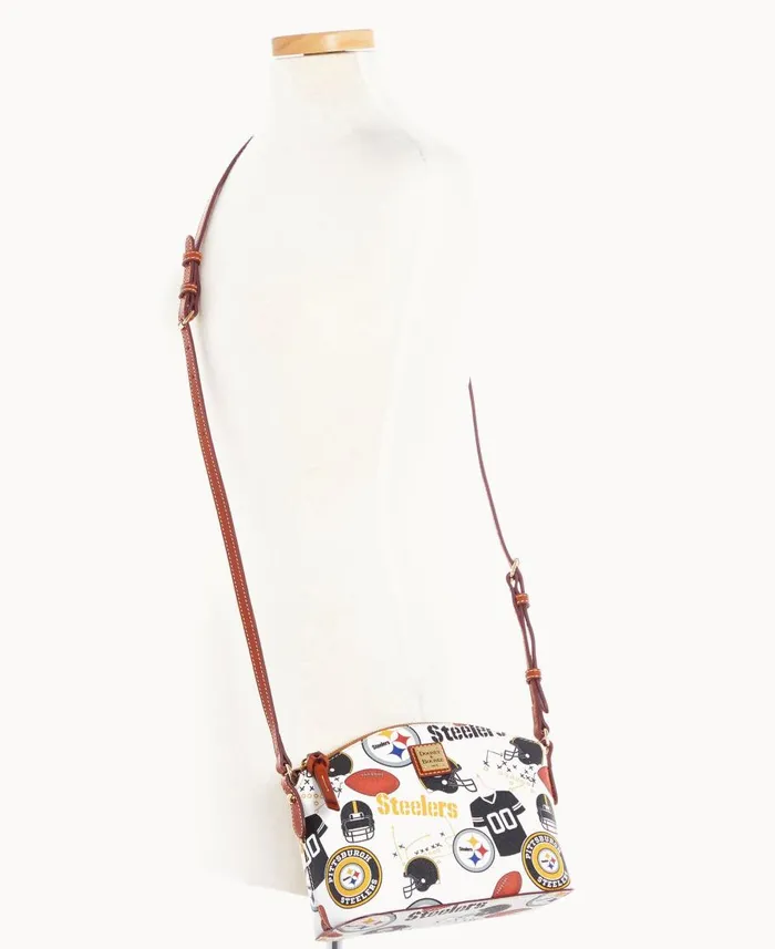 Dooney and Bourke Crossbodies NFL Steelers Suki Crossbody Steelers 8211 WomenMen Dooney and Bourke Crossbodies NFL Steelers Suki Crossbody Steelers 8211 WomenMen