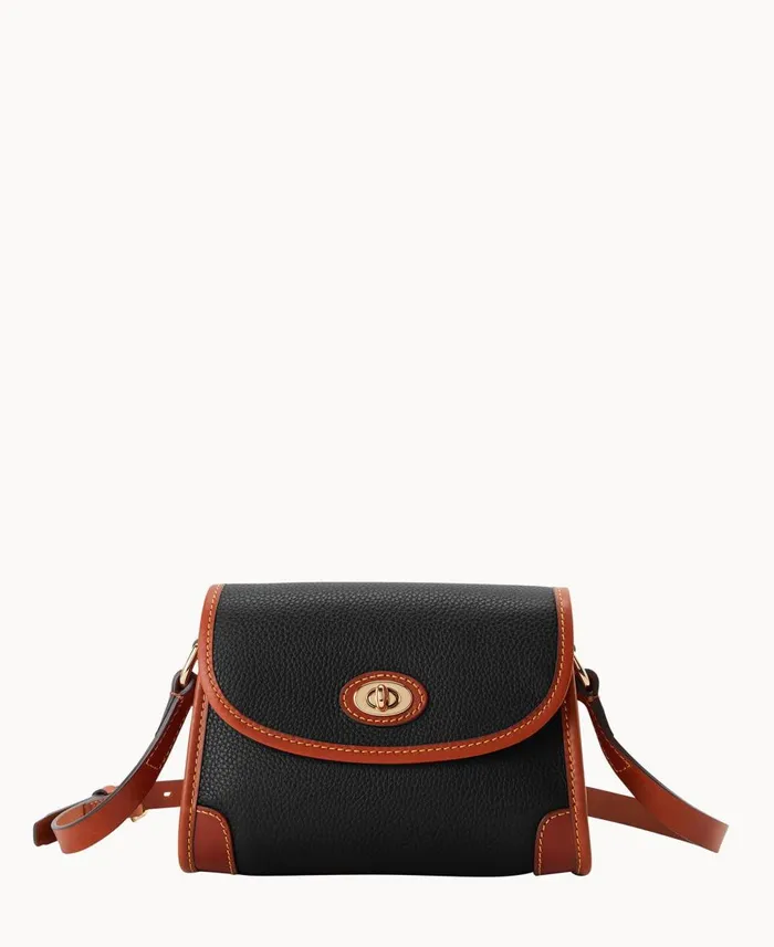 Dooney and Bourke Crossbodies Pebble Grain 20 Crossbody Black 8211 WomenMen