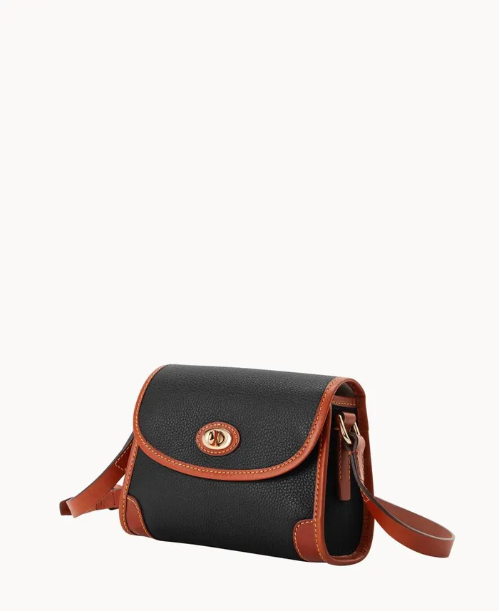 Dooney and Bourke Crossbodies Pebble Grain 20 Crossbody Black 8211 WomenMen