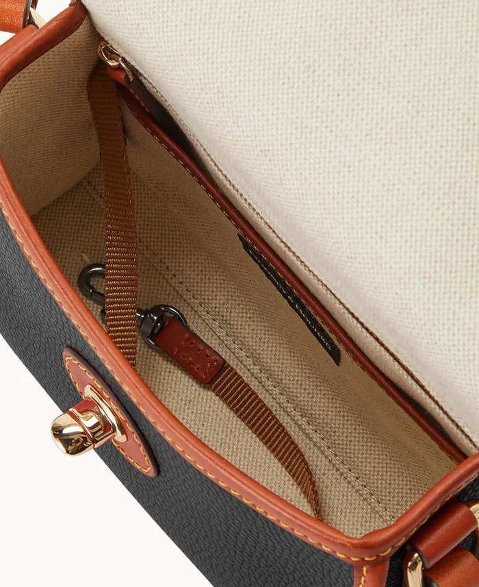 Dooney and Bourke Crossbodies Pebble Grain 20 Crossbody Black 8211 WomenMen