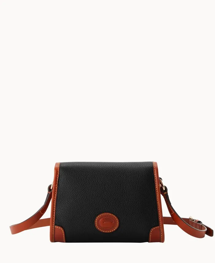 Dooney and Bourke Crossbodies Pebble Grain 20 Crossbody Black 8211 WomenMen