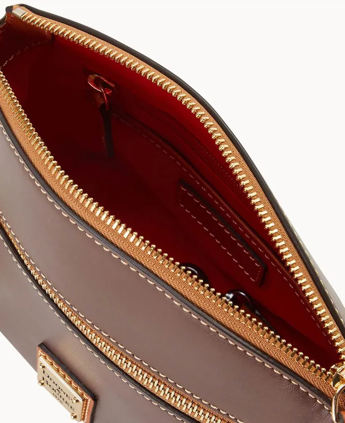 Dooney and Bourke Crossbodies Wexford Leather Domed Crossbody Brown 8211 WomenMen Dooney and Bourke Crossbodies Wexford Leather Domed Crossbody Brown 8211 WomenMen