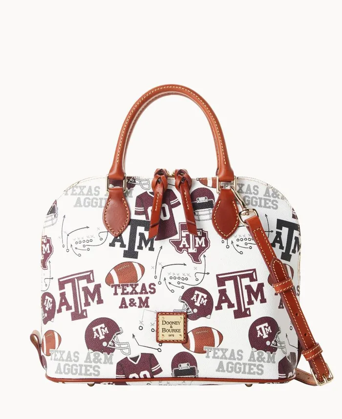 Dooney and Bourke Satchels Collegiate Texas Achr38M University Zip Zip Satchel Texas Aandm 8211 WomenMen Dooney and Bourke Satchels Collegiate Texas Achr38M University Zip Zip Satchel Texas Aandm 8211 WomenMen