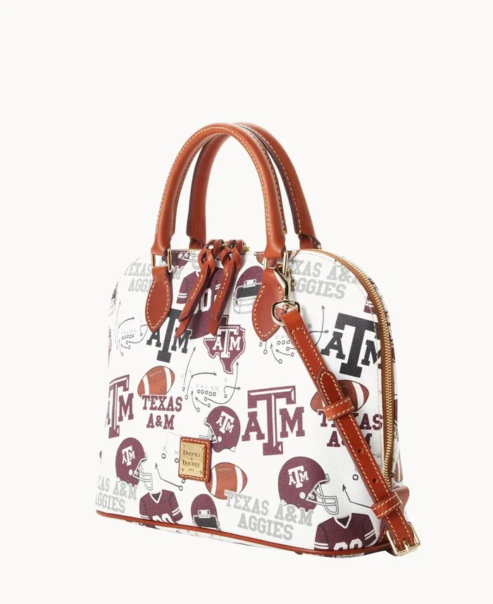 Dooney and Bourke Satchels Collegiate Texas Achr38M University Zip Zip Satchel Texas Aandm 8211 WomenMen Dooney and Bourke Satchels Collegiate Texas Achr38M University Zip Zip Satchel Texas Aandm 8211 WomenMen