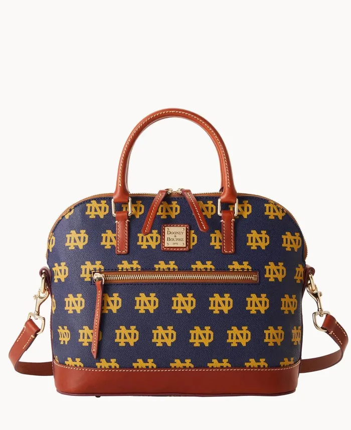 Dooney and Bourke Satchels Collegiate University Of Notre Dame Domed Zip Satchel Notre Dame 8211 WomenMen Dooney and Bourke Satchels Collegiate University Of Notre Dame Domed Zip Satchel Notre Dame 8211 WomenMen