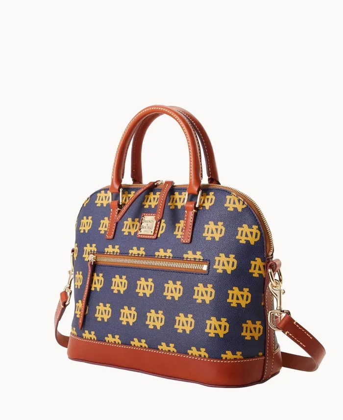 Dooney and Bourke Satchels Collegiate University Of Notre Dame Domed Zip Satchel Notre Dame 8211 WomenMen Dooney and Bourke Satchels Collegiate University Of Notre Dame Domed Zip Satchel Notre Dame 8211 WomenMen