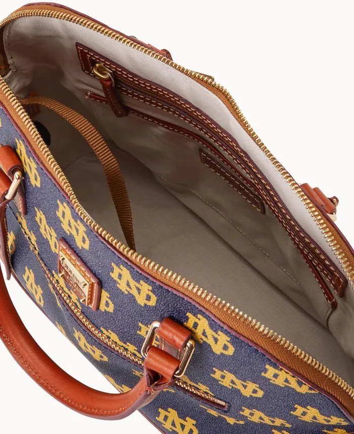 Dooney and Bourke Satchels Collegiate University Of Notre Dame Domed Zip Satchel Notre Dame 8211 WomenMen Dooney and Bourke Satchels Collegiate University Of Notre Dame Domed Zip Satchel Notre Dame 8211 WomenMen