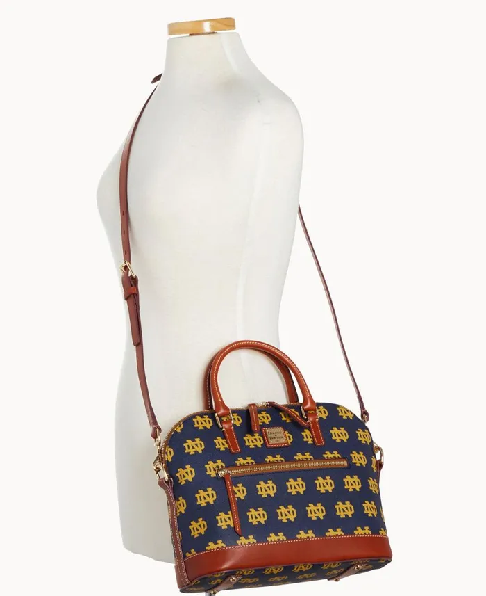 Dooney and Bourke Satchels Collegiate University Of Notre Dame Domed Zip Satchel Notre Dame 8211 WomenMen Dooney and Bourke Satchels Collegiate University Of Notre Dame Domed Zip Satchel Notre Dame 8211 WomenMen