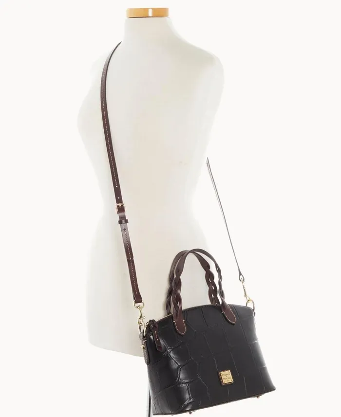 Dooney and Bourke Satchels Denison Small Heidi Satchel Espresso 8211 WomenMen Dooney and Bourke Satchels Denison Small Heidi Satchel Espresso 8211 WomenMen