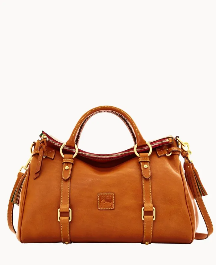 Dooney and Bourke Satchels Florentine Large Satchel Natural 8211 WomenMen