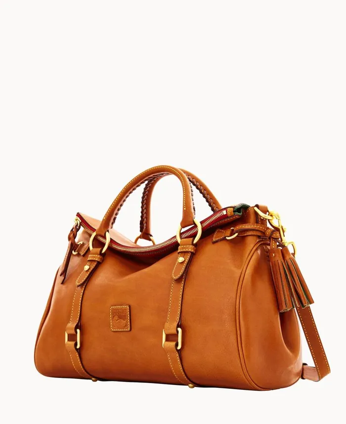 Dooney and Bourke Satchels Florentine Large Satchel Natural 8211 WomenMen