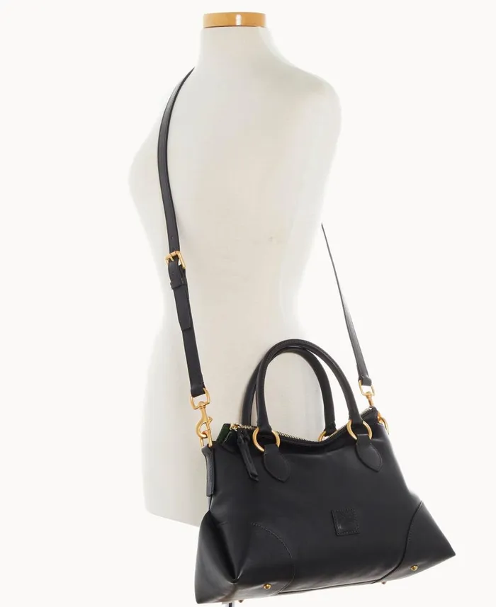 Dooney and Bourke Satchels Florentine Satchel 38 Black Black 8211 WomenMen