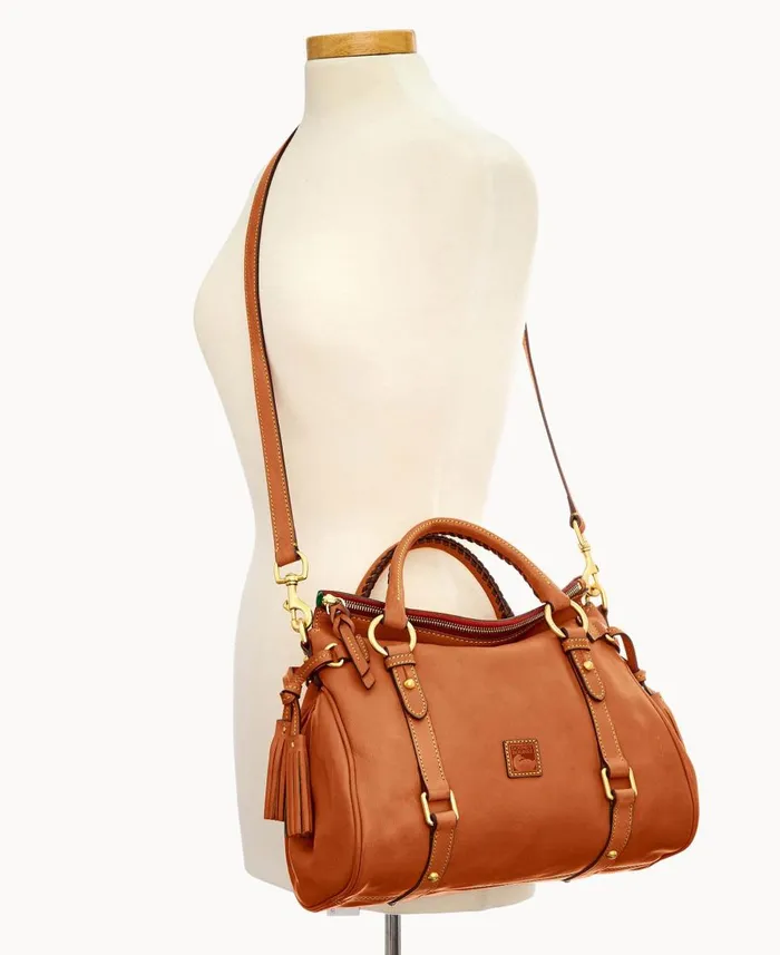 Dooney and Bourke Satchels Florentine Satchel Natural 8211 WomenMen