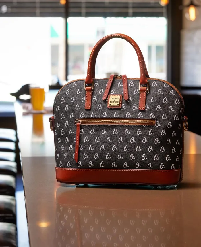 Dooney and Bourke Satchels MLB Orioles Domed Zip Satchel Orioles 8211 WomenMen Dooney and Bourke Satchels MLB Orioles Domed Zip Satchel Orioles 8211 WomenMen