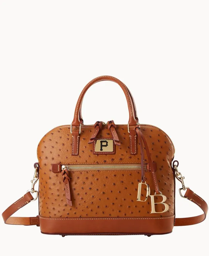 Dooney and Bourke Satchels MLB Pirates Domed Zip Satchel Pirates 8211 WomenMen Dooney and Bourke Satchels MLB Pirates Domed Zip Satchel Pirates 8211 WomenMen